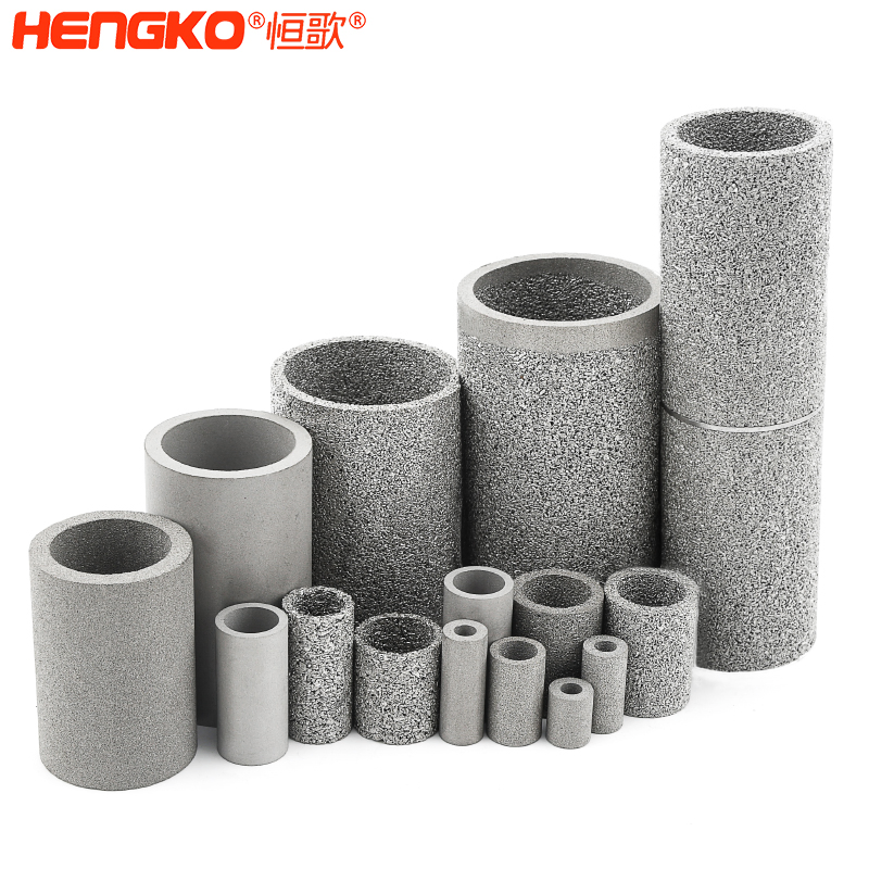 Fast Flow Rate Sintered Porous 316L Stainless Steel Metal Powder Micron Filter Tube for Air Liquid Solid Filtration