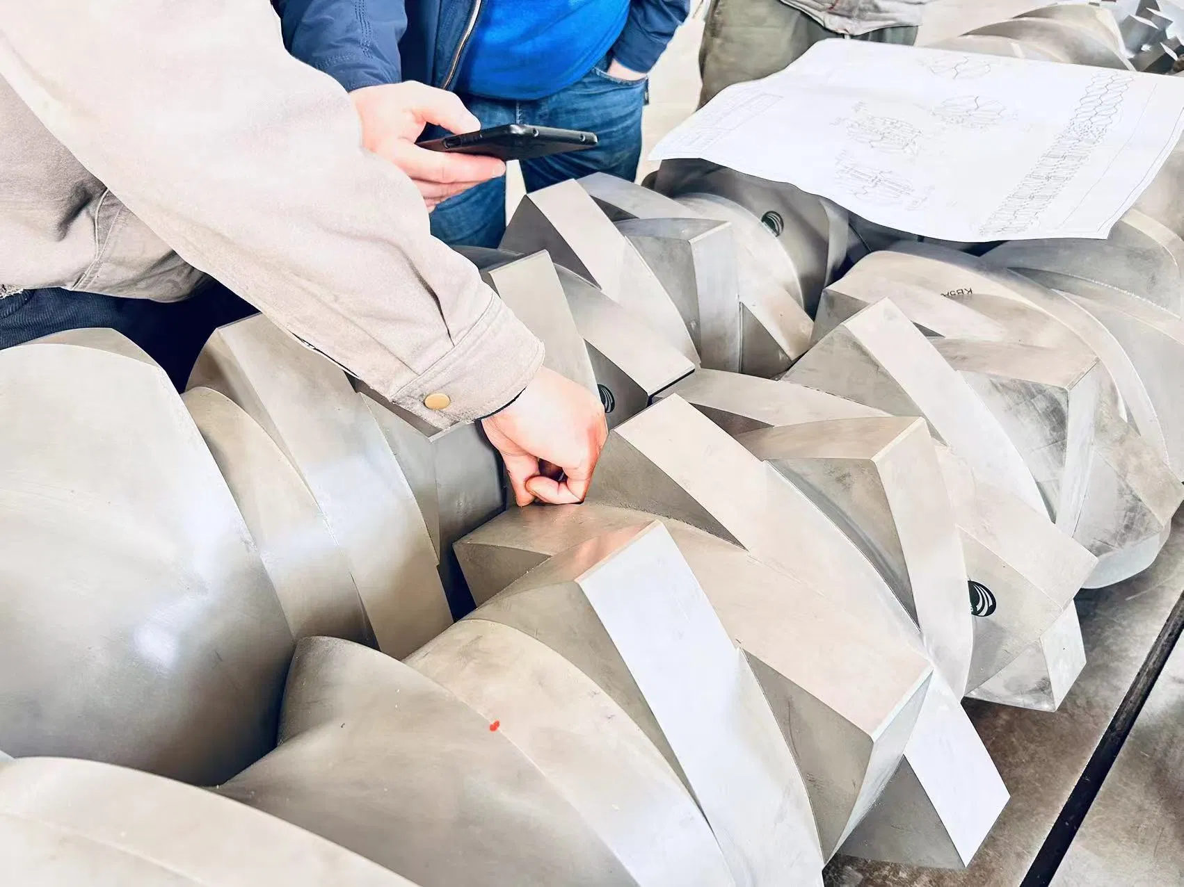 380 Extruder Barrels for Petrochemical Industry