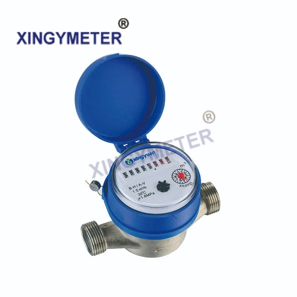 Single-Jet Dry Type Vane Wheel Hot and Cold Water Meter