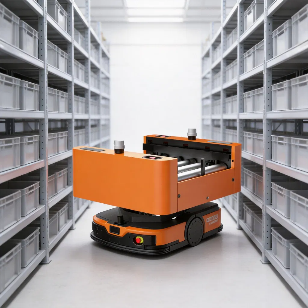 400kg Smart Manufacturing Conveyor Docking Pallet Handling AGV AMR Mobile Robot