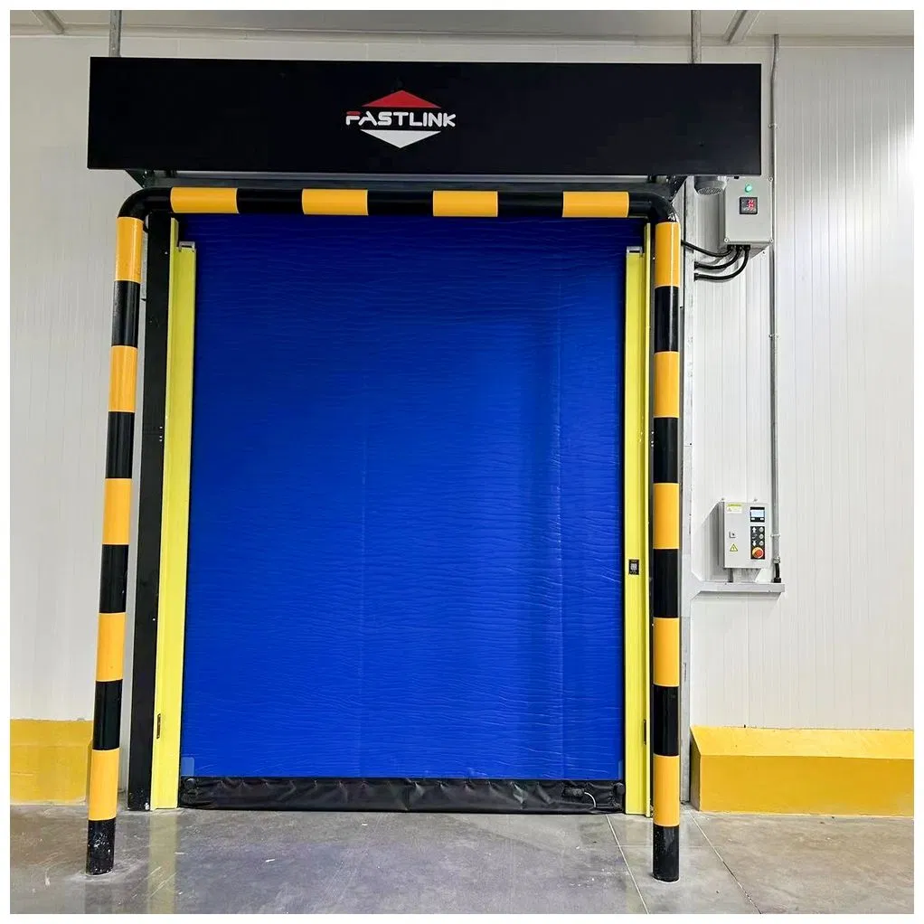 Porte a scorrimento rapido ad alta velocità Fastlink per cancelli di consegna rapida, prevengono la perdita di temperatura dell'aria, magazzini frigoriferi intelligenti
