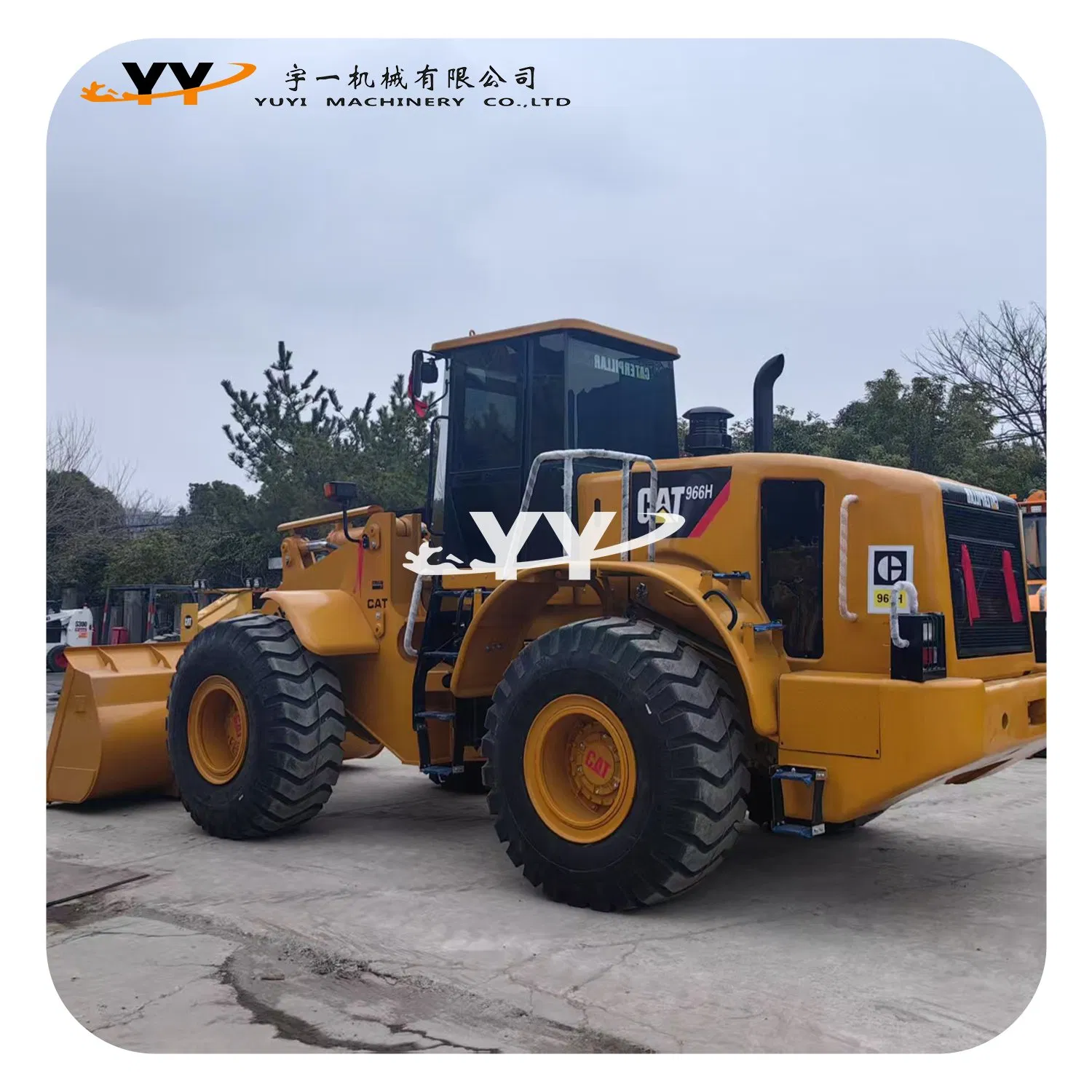 Caterpillar Cat 966h Wheel Loader Used 6 Tons Original Loader Cat 950h 950g 966g 966h 966f High Quality Second-Hand Loader Construction Machine