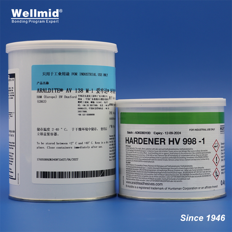 Araldite AV138m-1 Hv998-1 Cold Setting Gap Filling Epoxy Resin Hardener AB Glue