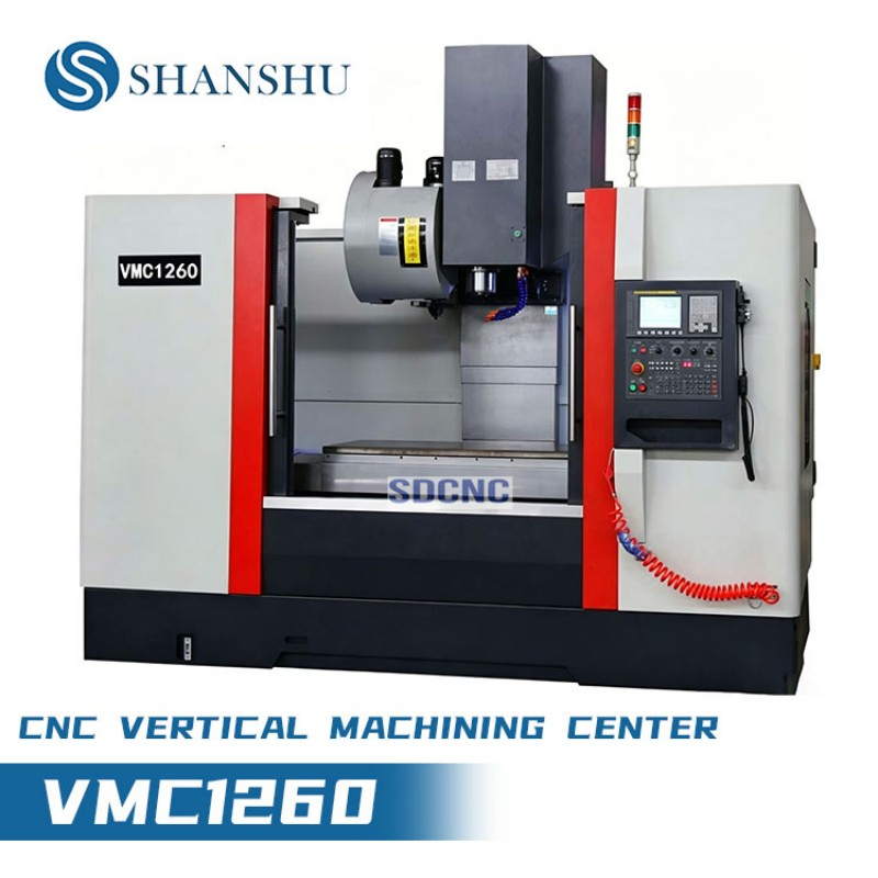 VMC1260 Schwerlast vertikales CNC-Bearbeitungszentrum BT40 24 Werkzeuge
