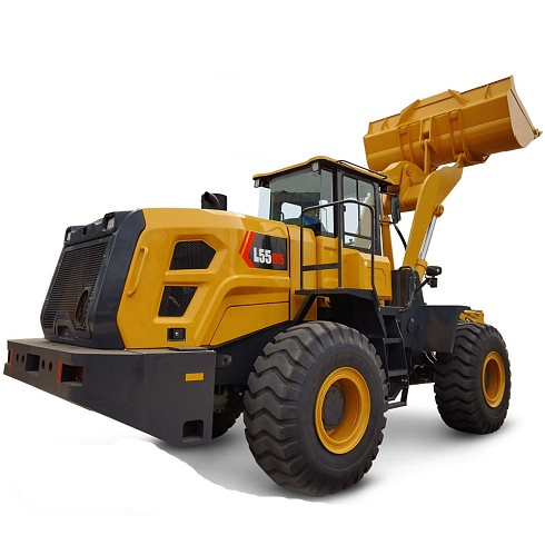 Shantui L55-B5 5 ton caricatore gommato medio con pala frontale