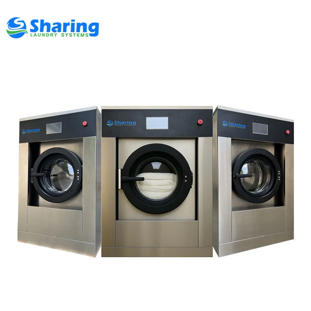 15kg 25kg Soft Mount Washer Extractor High Spin Commercial Laundry Machine for Hotels