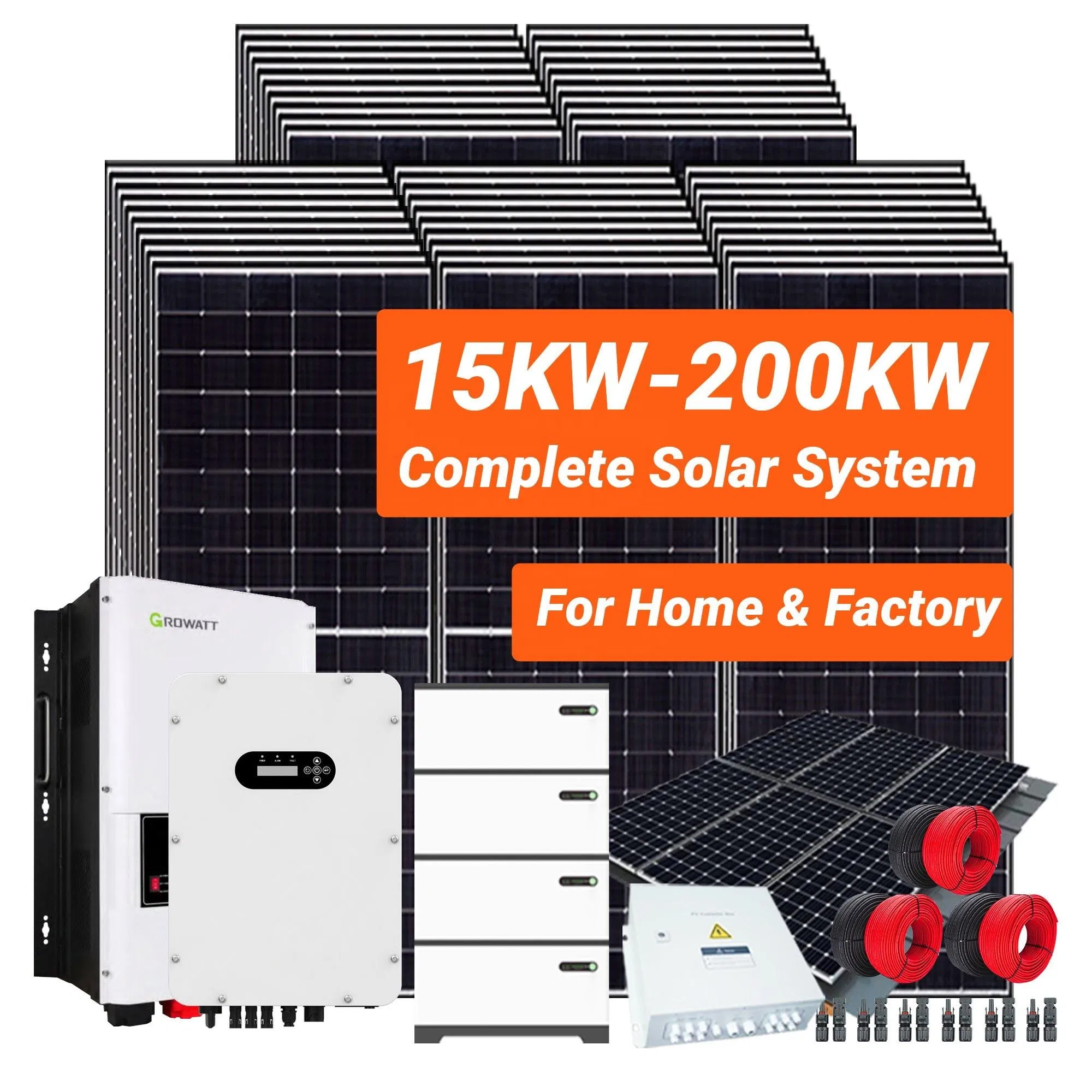 100kw Solar Energy System 100kwh Industrial Energy Storage System