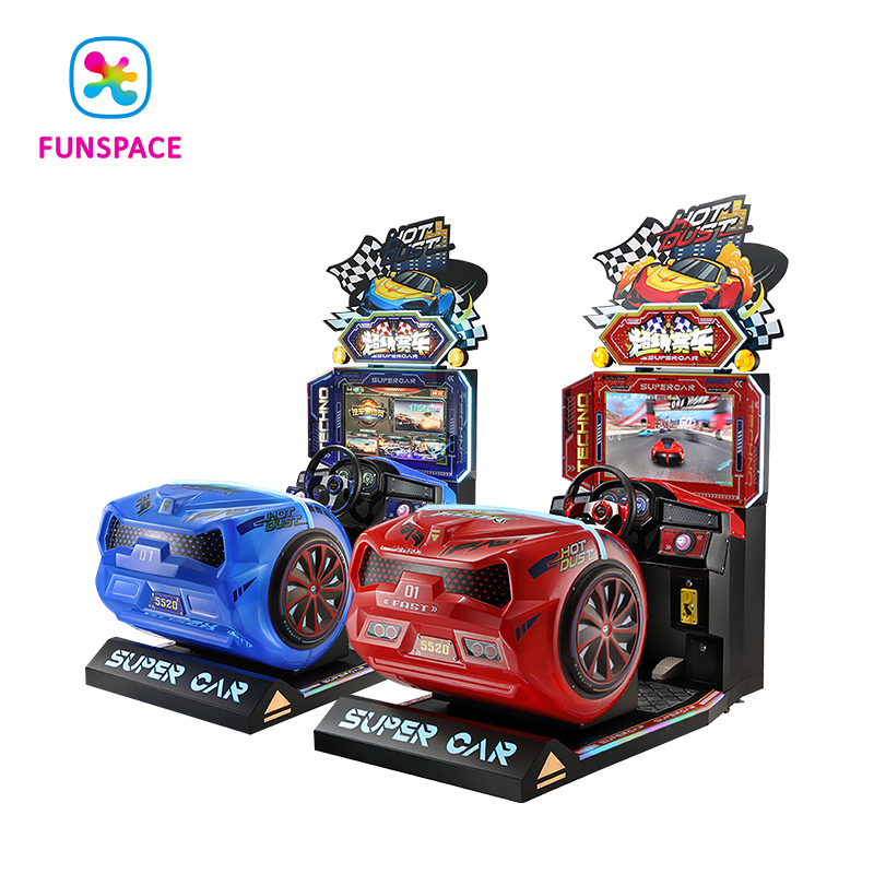 Children Playground Game Room Coin Operated Arcade Game Machine 3D Tour Super Car Racing Gaming Driving Simulator