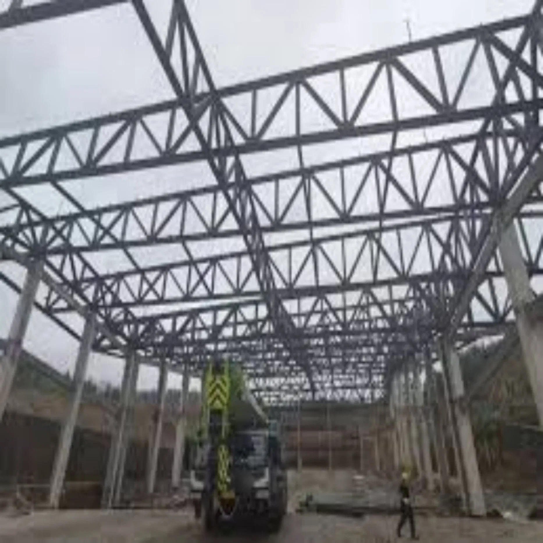 Grande luce prefabbricata in acciaio struttura telaio capriata fabbricazione magazzino appartamento deposito officina