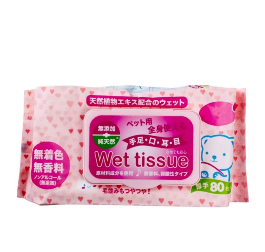 GMPC EPA ISO13485 SGS TUV Test Pet Care Wet Tissues for Body Eyes Ears Cleaning