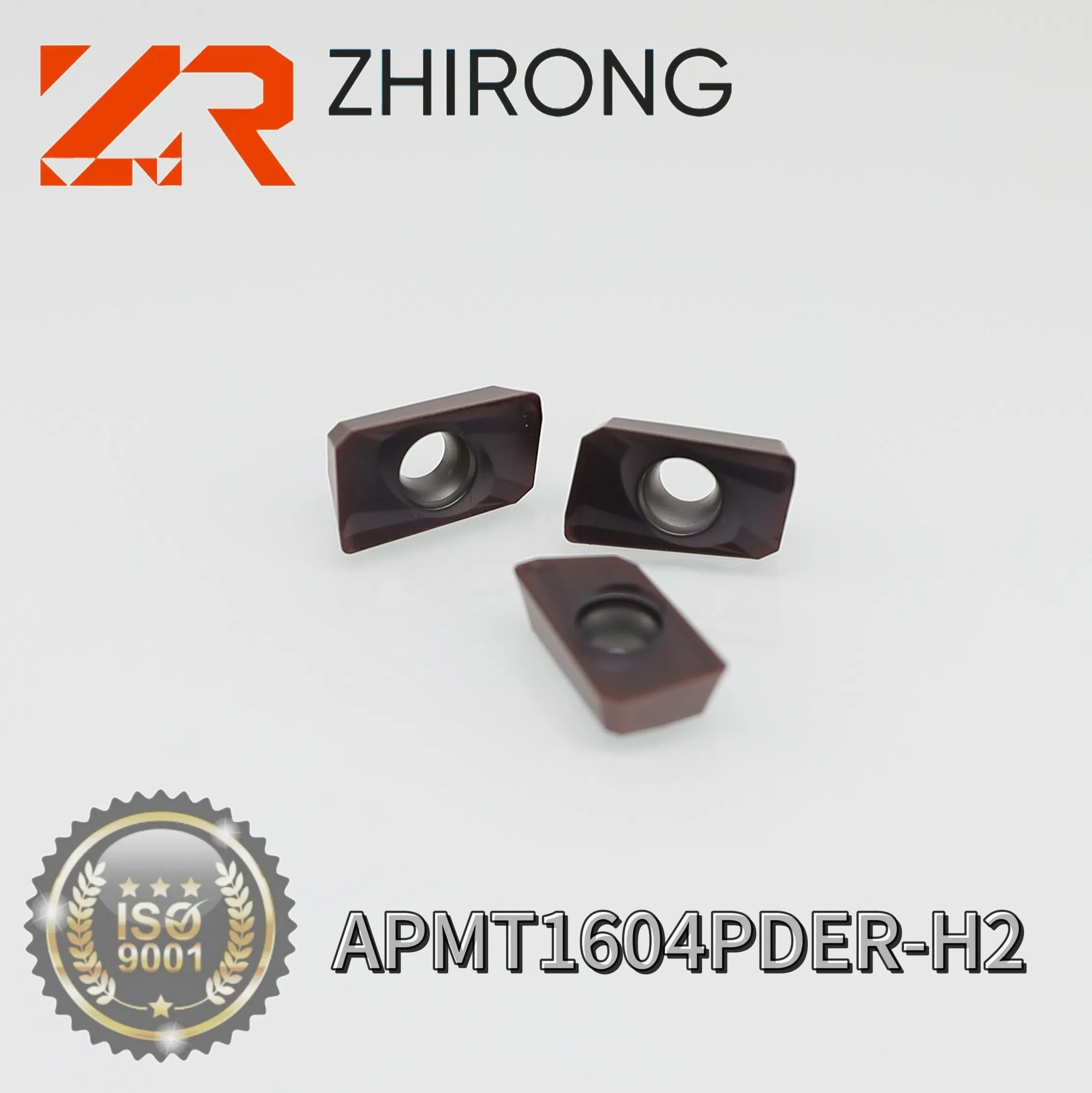 Zhirong Apmt1604pder-H2 Milling Insert CNC Cutting Tool