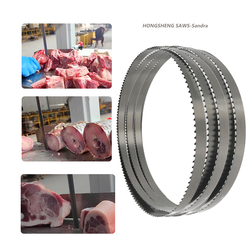 2085*16*0.56*4tpi Food Grade Meat Bone Cutting Band Saw Blade High Quality Quenching OEM Service