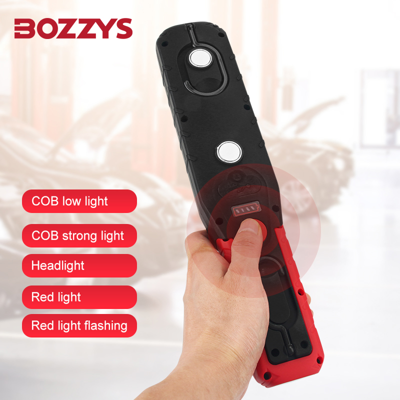 Bozzys Quality USB Rechargeable Rotatable COB LED Work Light
