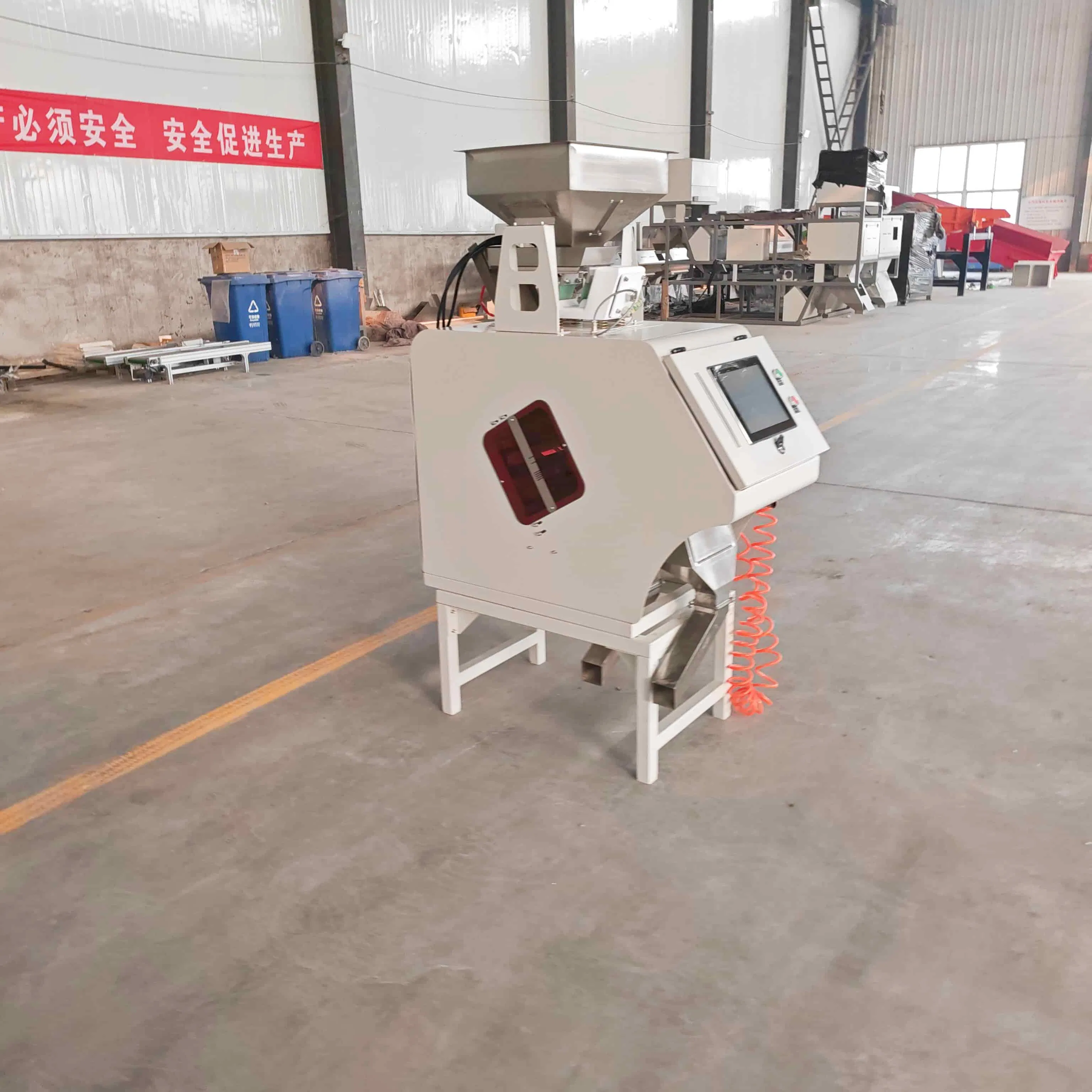 Coffee Bean Cashew Grain Rice CCD Color Sorter Plastic Colour Sorting Machine