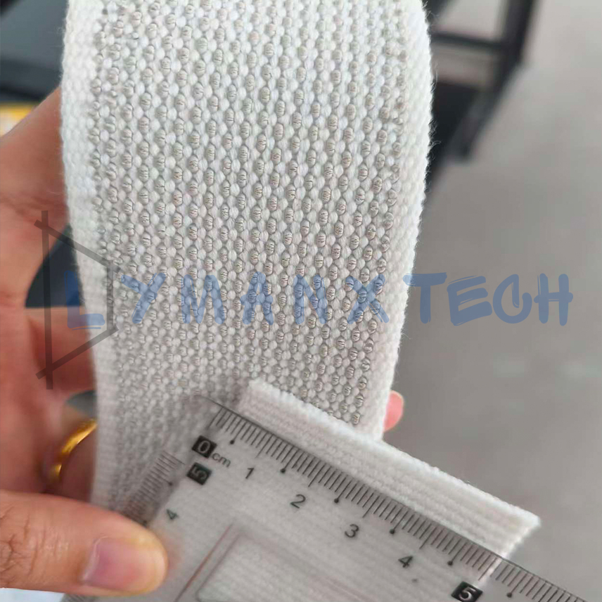 Anti Slip Cotton Rubber Felt Belt for Commercial Laundry Folding Machine