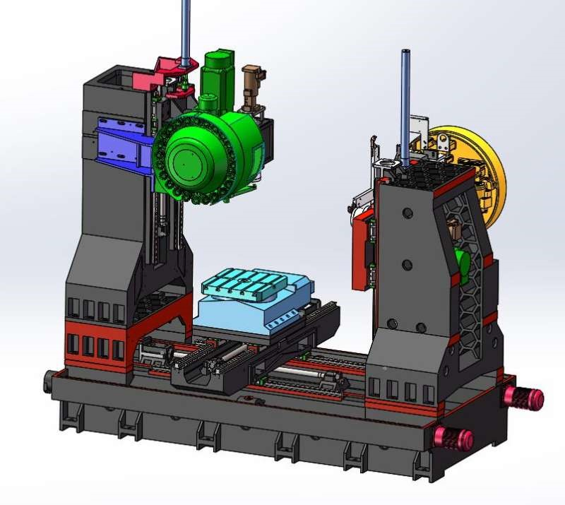 High Precision CNC Machining Center for Vertical and Horizontal Applications