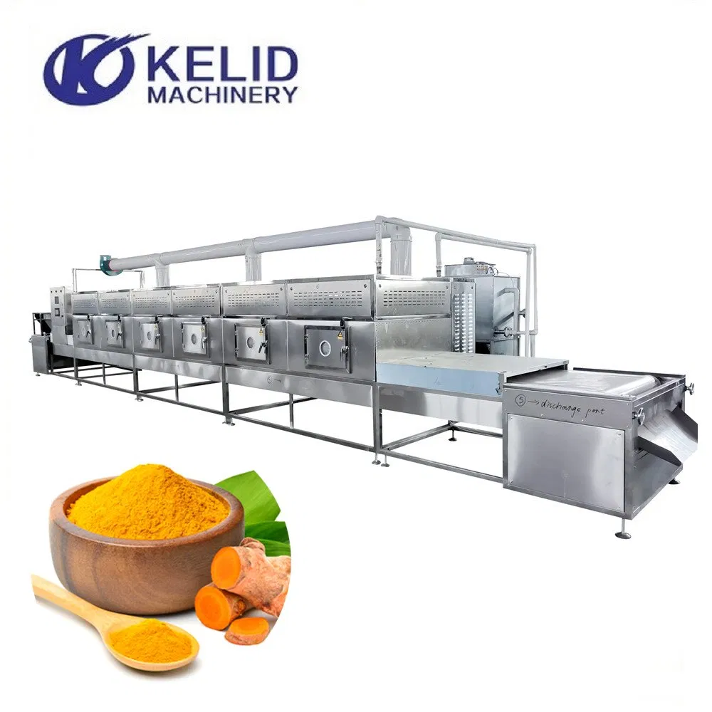 Microwave Mutton Meat Masala Ginger Powder Sterilization Machine