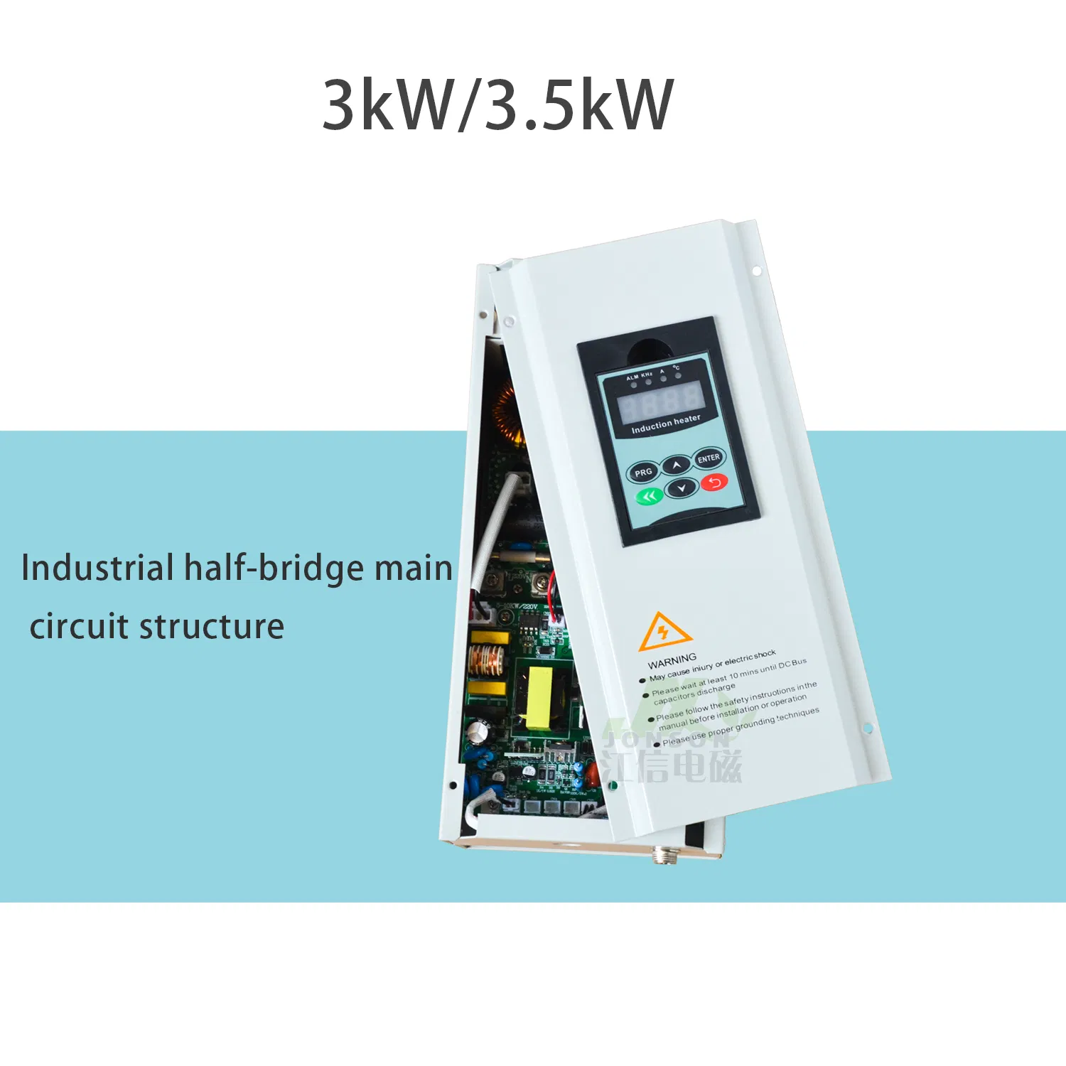 Riscaldatore a induzione elettromagnetica industriale programmabile da 3,5 kW