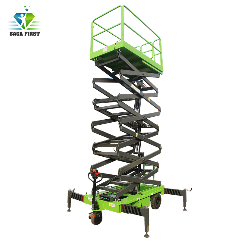 6m 8m 10m 12m Hydraulic Driven Self Control Telescopic Working Platform