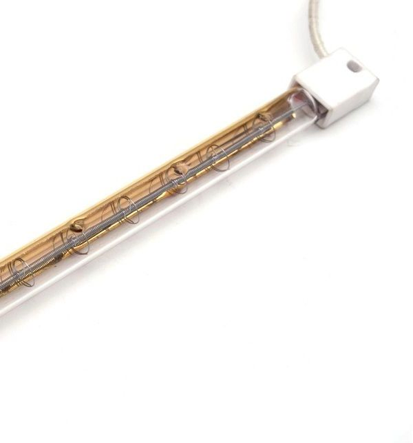 Tubo di riscaldamento a infrarossi in quarzo Ruby Slim a tubo singolo con R7s Sk15