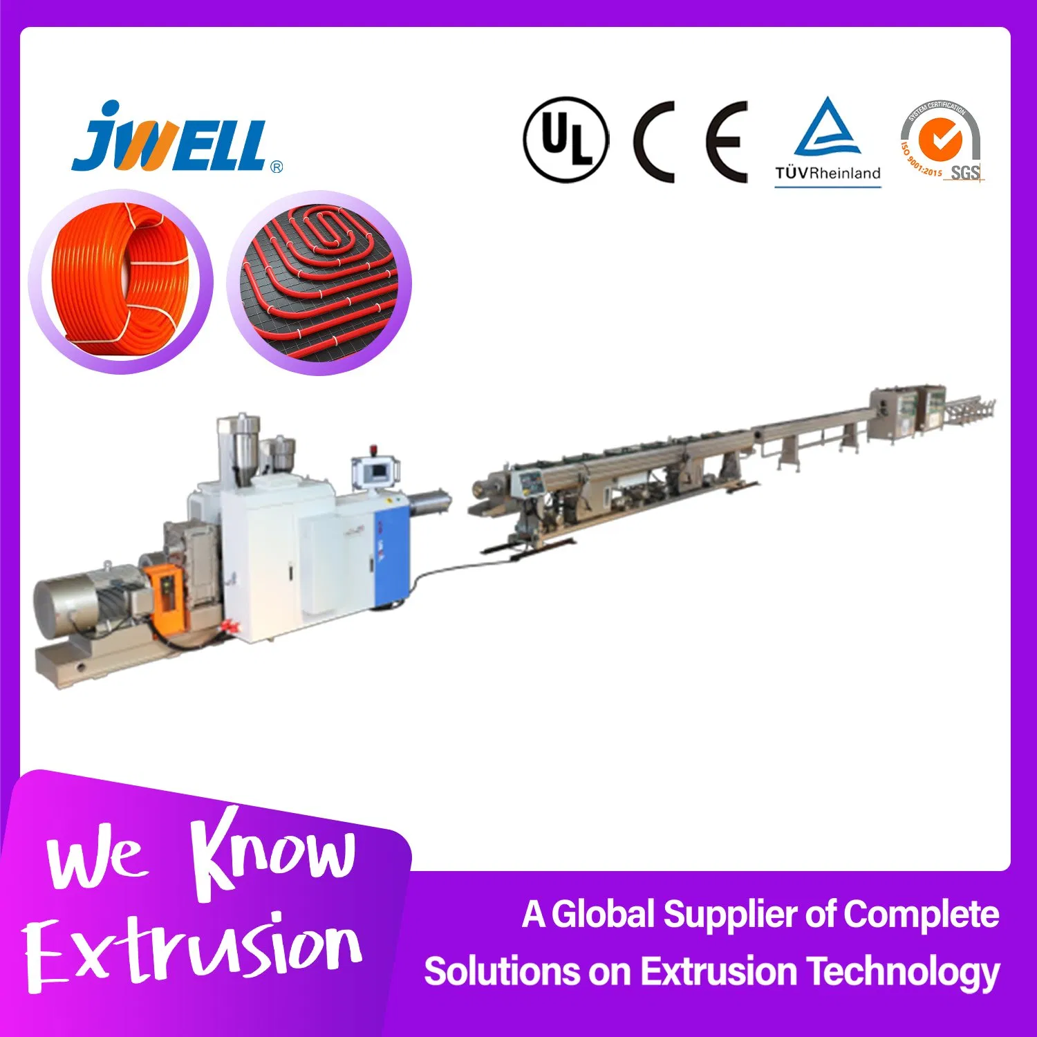 PO/PE-RT/PB/Polyolefin Oxygen Resistant Three Layers or Five Layers Tube Extruder UPVC PPR HDPE LDPE PE Agriculture Irrigation Pipe Extrusion Machine