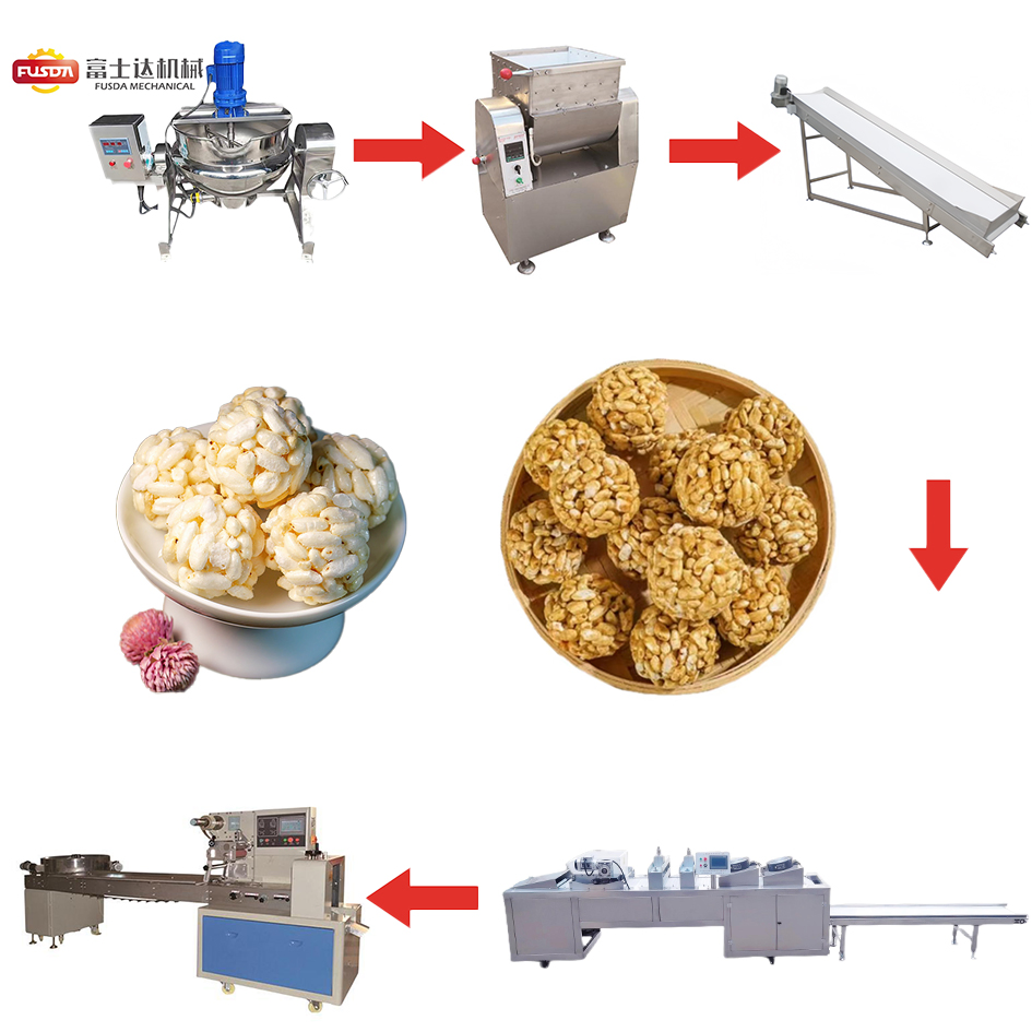 Machine à fabriquer des boulettes de riz avec un bon effet de moulage