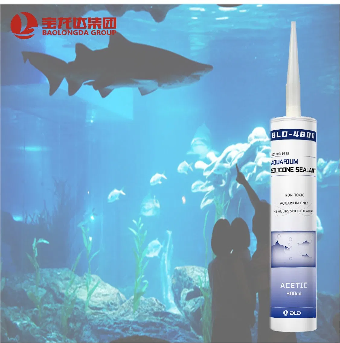 Transparent Non-Toxic Glass Silicone Sealant Free Aquarium Glue