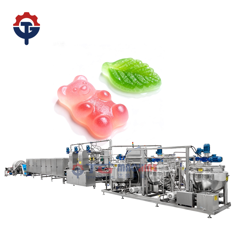 Ligne de production entièrement automatique de bonbons gélifiés pour la fabrication de bonbons tendres