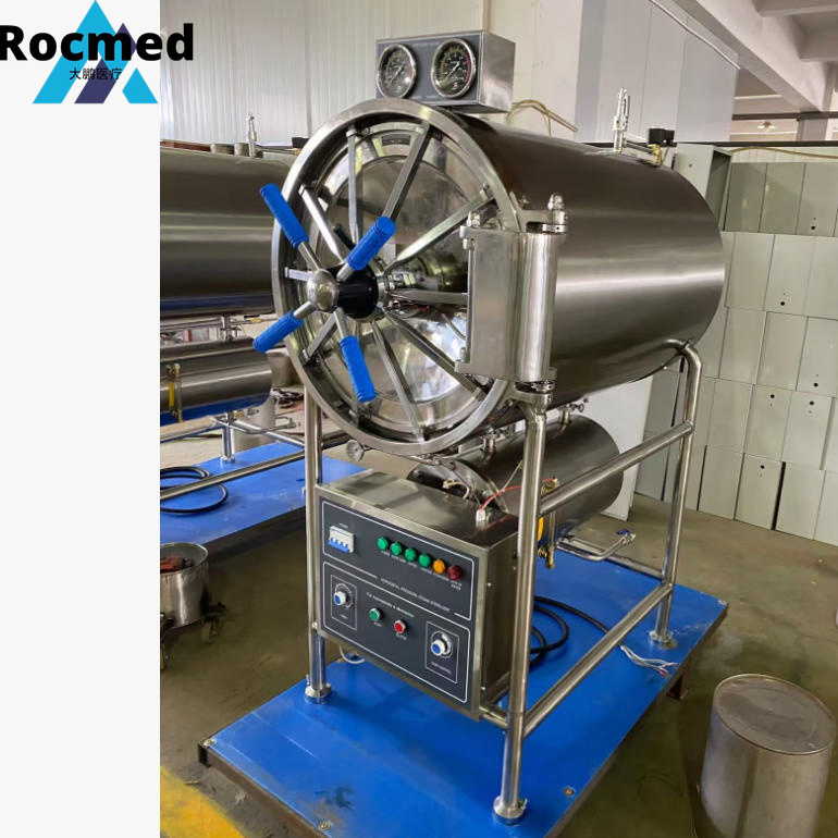150L 200L 280L Stérilisateur à vapeur haute pression Affichage numérique Entièrement en acier inoxydable Autoclave horizontal de stérilisation à la vapeur sous pression pour hôpital