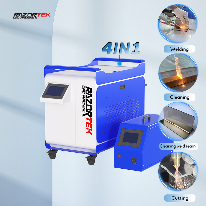 Handheld Continuous 1200W-3000W 4in1 Raycus Laser Welding Machine for Stainless Steel Sheet