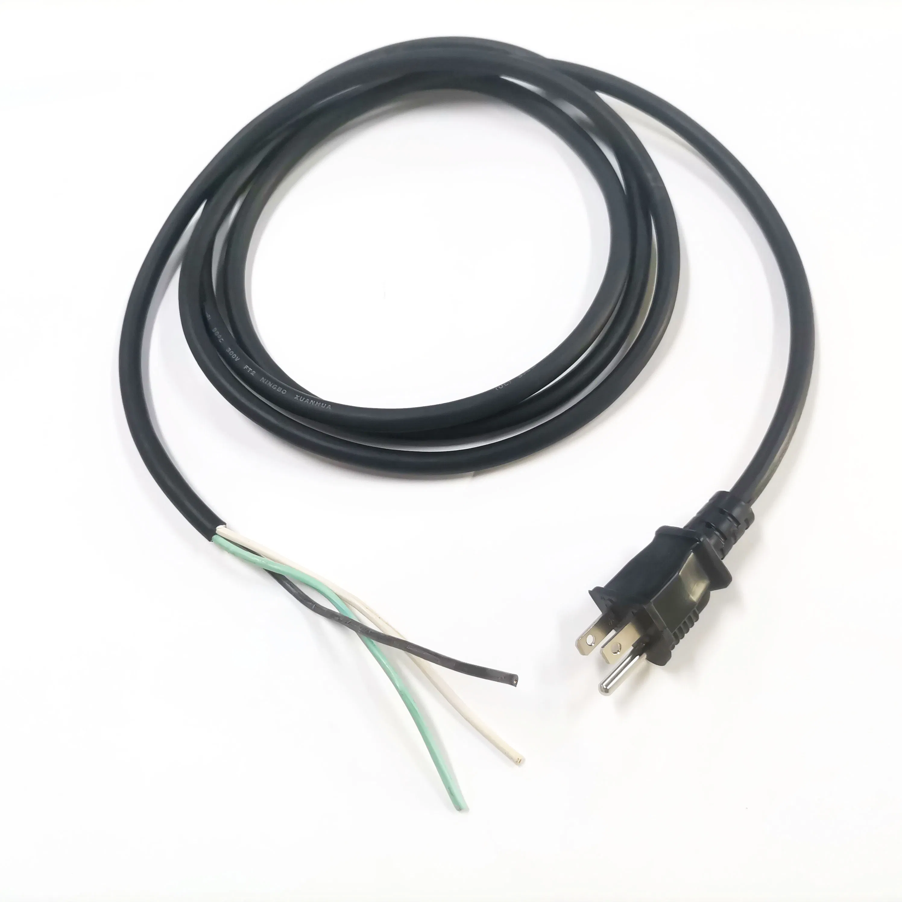 14AWG 5FT Spina Standard USA 15A NEMA 5-15P Materiale PC Cavo di Alimentazione AC