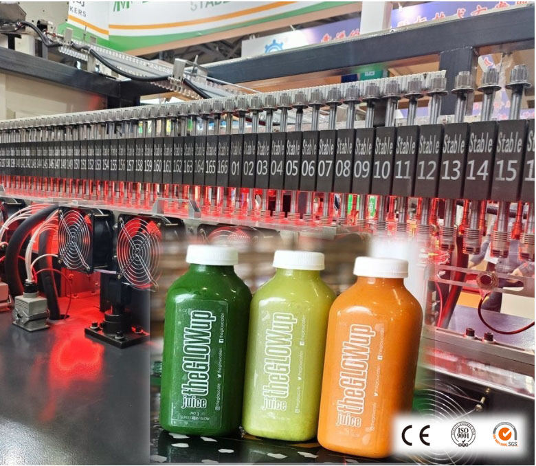 Machine de moulage par soufflage de bouteilles en plastique PET
