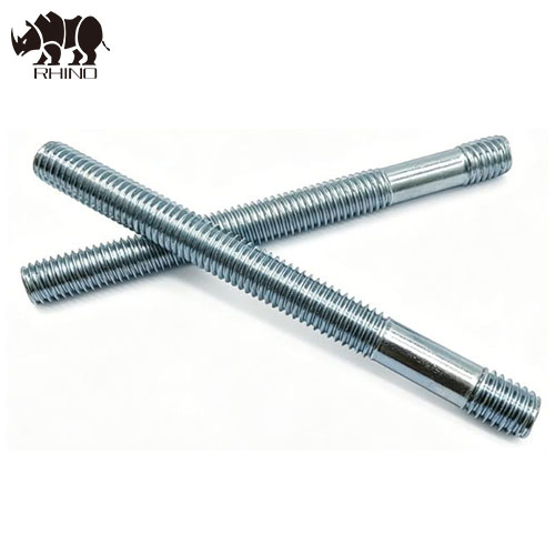 Carbon Steel Double-End Threaded Stud Bolt Zinc Plated Grade 8.8/10.9