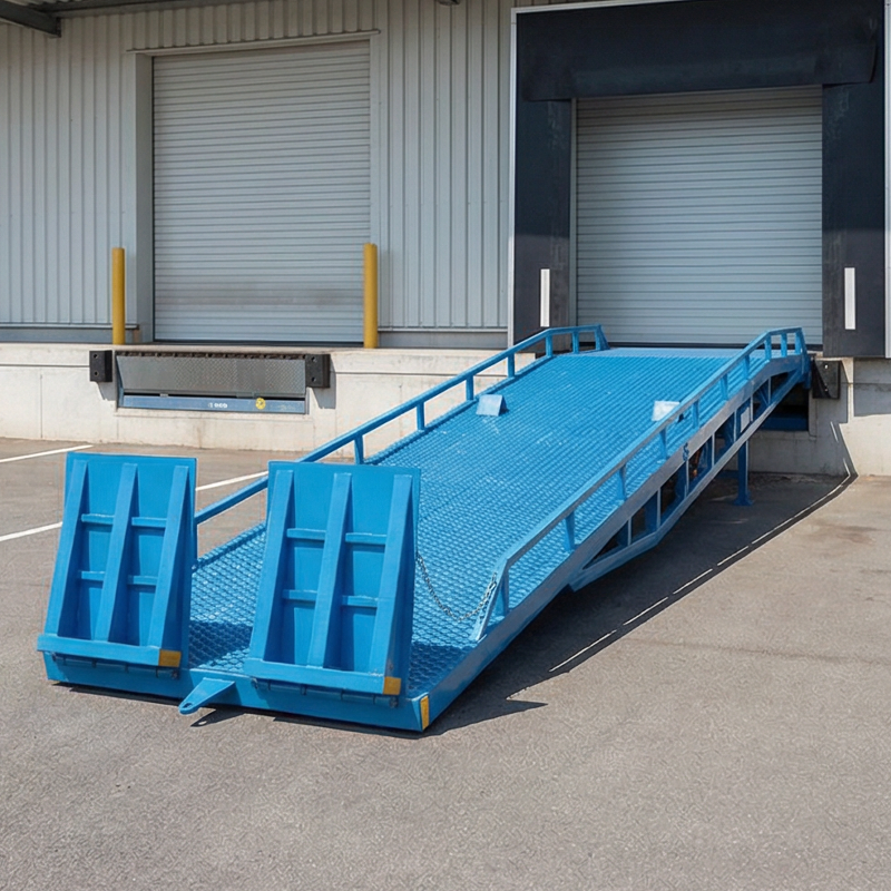 Rampa di carico per magazzino, rampa per camion per carico, piattaforma in acciaio portatile, rampa per banchina di carico, ascensore per auto, prodotto in Cina