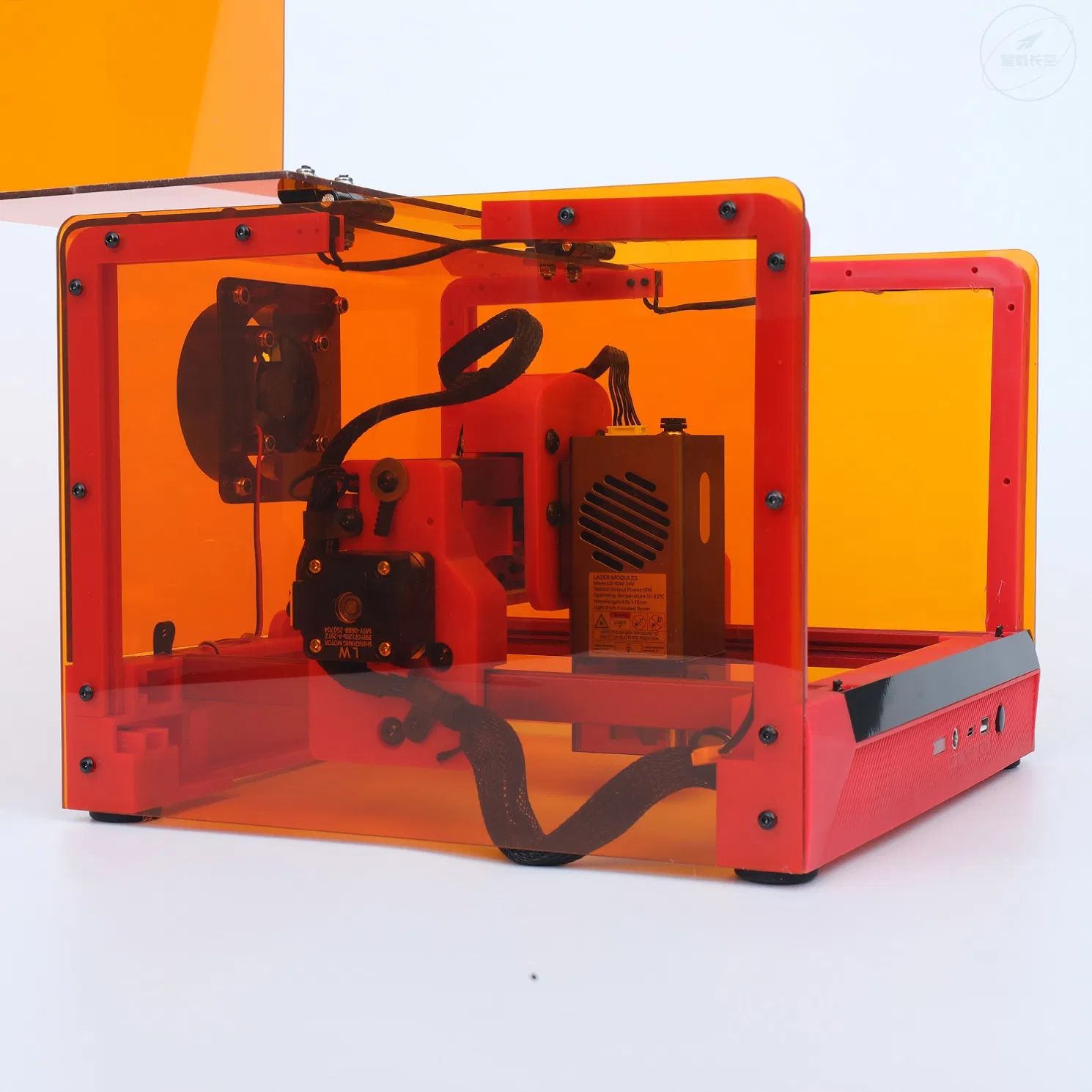 Gravure au laser miniature avec capot de protection pour une précision