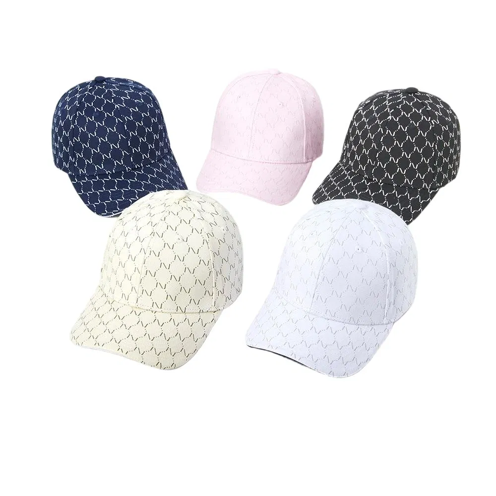 Custom Fashion Retro Women Printing Logo Baseball Cap Adjustable Casual Dad Hat