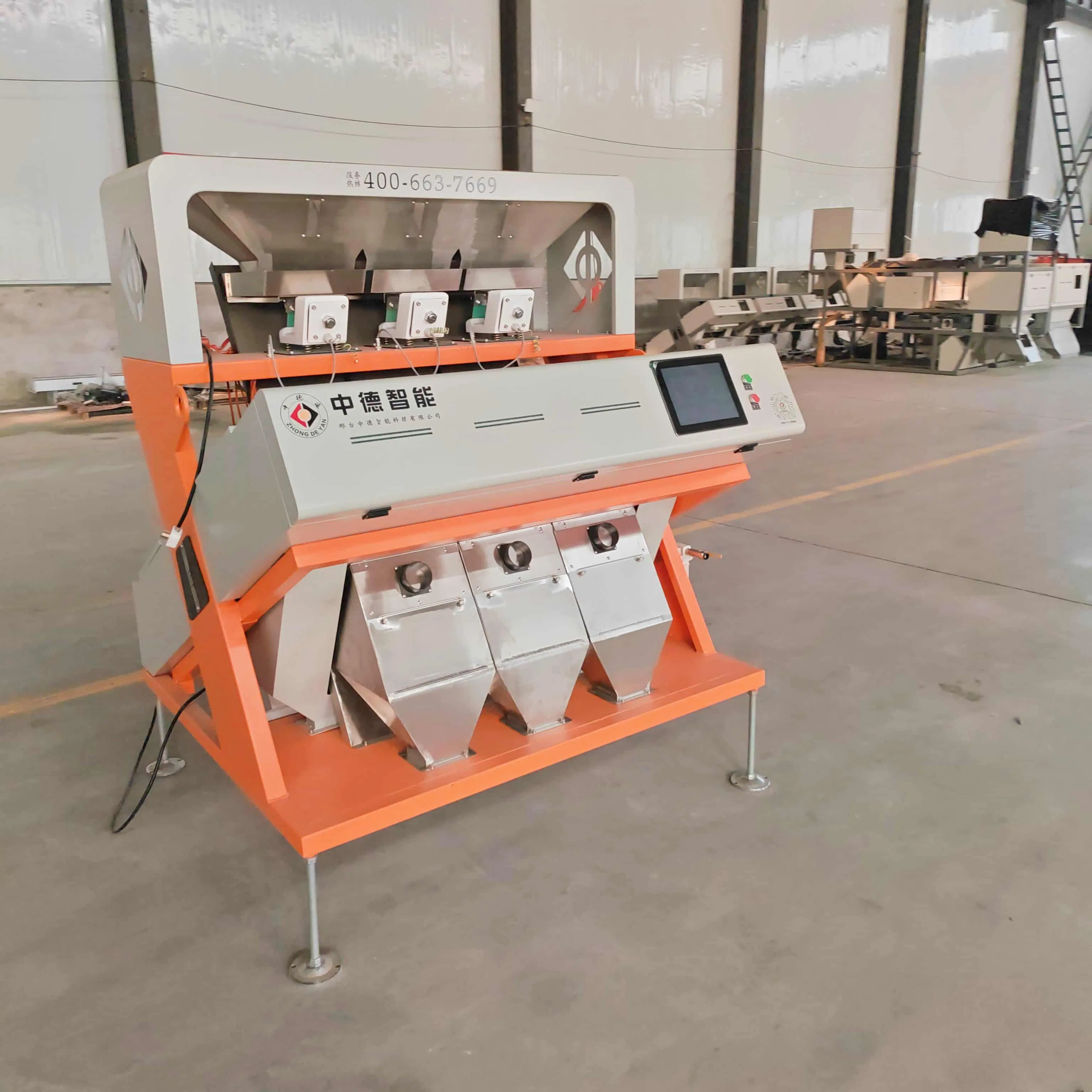 Almond Color Optical Sorting Machine Nuts Kernel Separator and Industrial Cleaning Shape Sorter