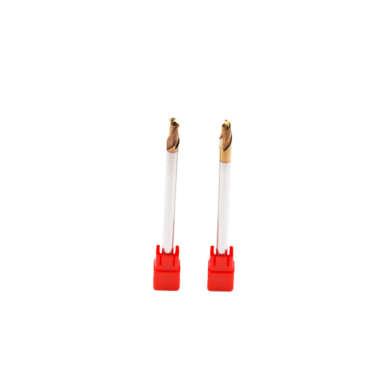 Steel Component 55° Two-Edge Extended Ball Nose End Mill