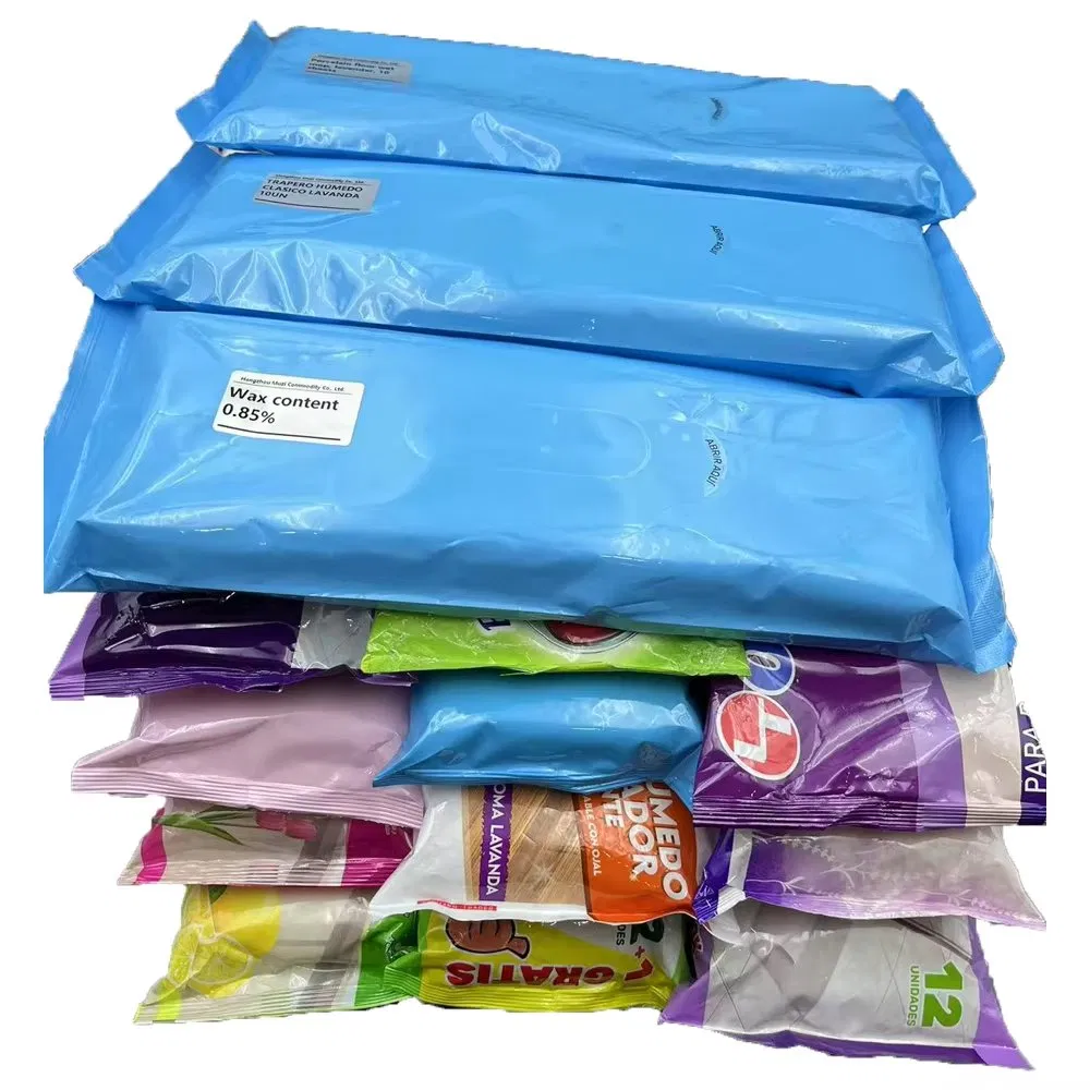 Disposable Flushable 40X60cm Floor Cleaning Wet Mop Wipes