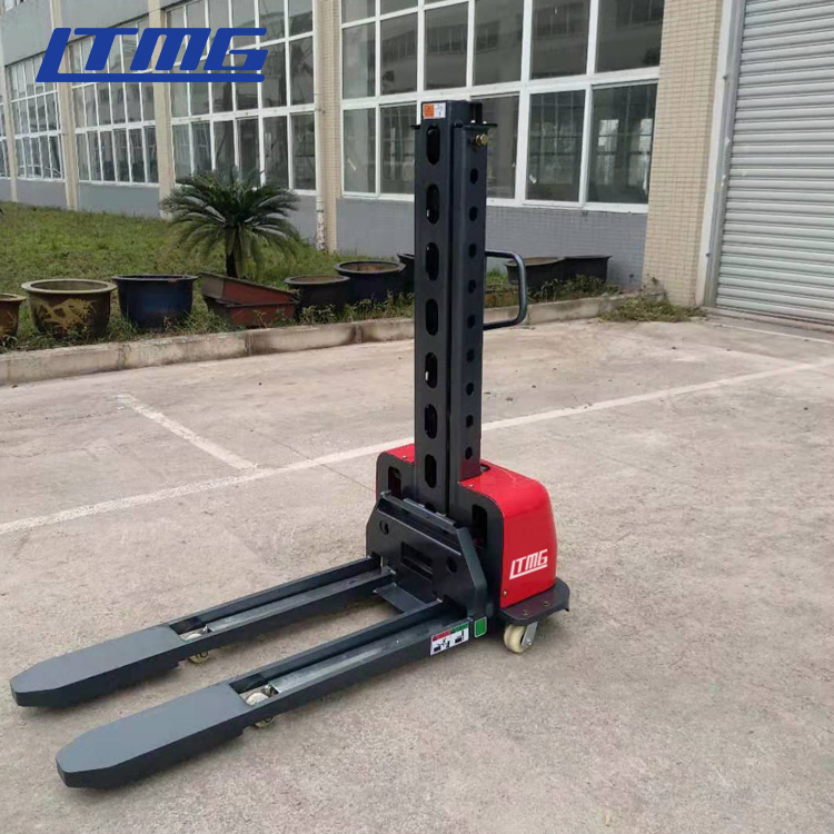 500kg Portable Electric Self Loading Pallet Stacker