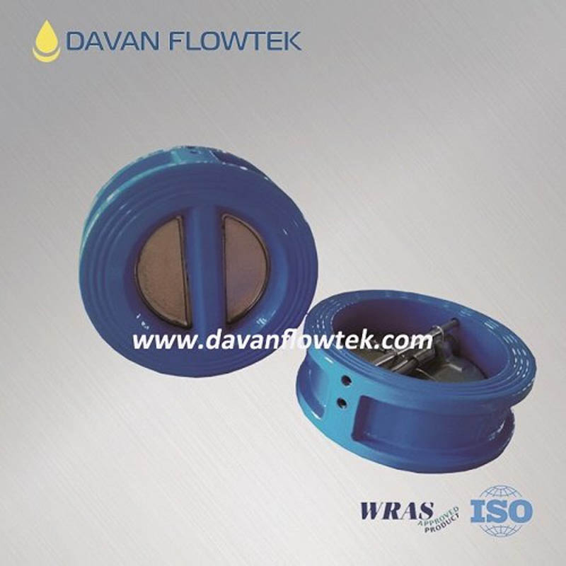 Premium Cast Ductile Iron Dual Plate Check Valve for Efficient Flow