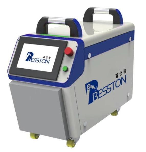 Nettoyeur laser portable à main monomode de 100 W, machine de nettoyage laser à impulsions