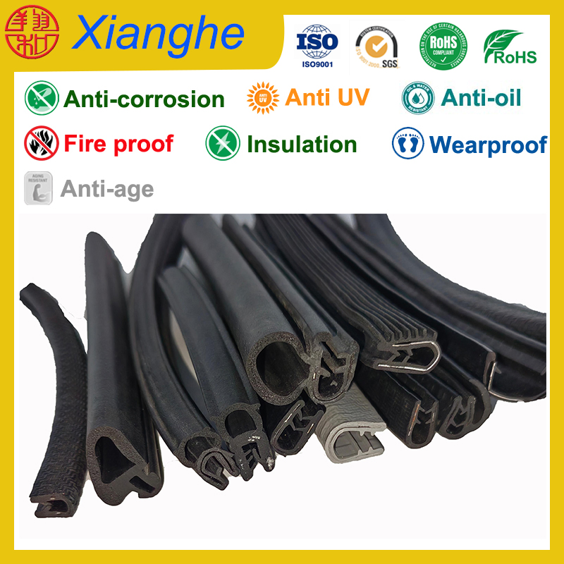 Extrusion Anti-Age Windows Rubber Seal Strip with CE Certificate