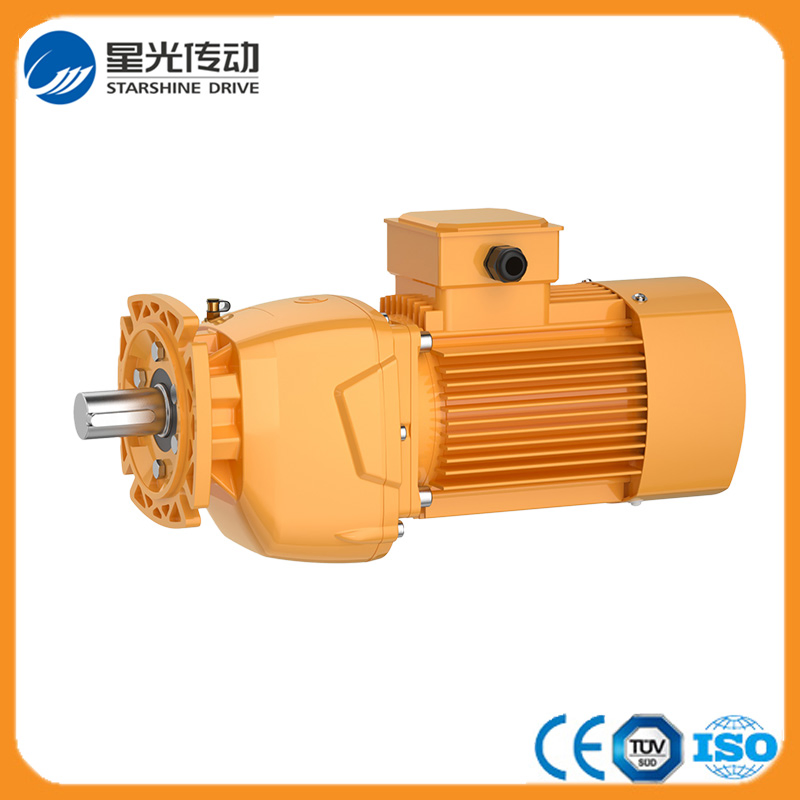 Helical Gear Reducer with Inline Motor