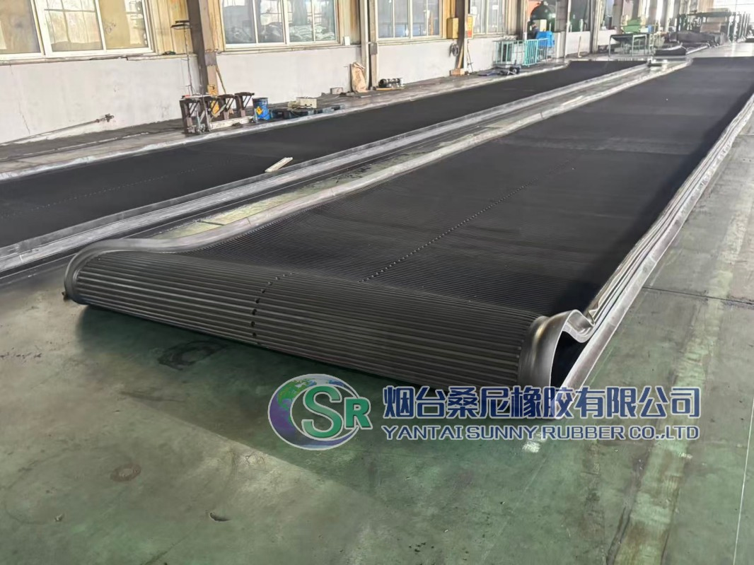 Custom Size Acid Resistant Rubber Filter Conveyor Belt for Water Treatment