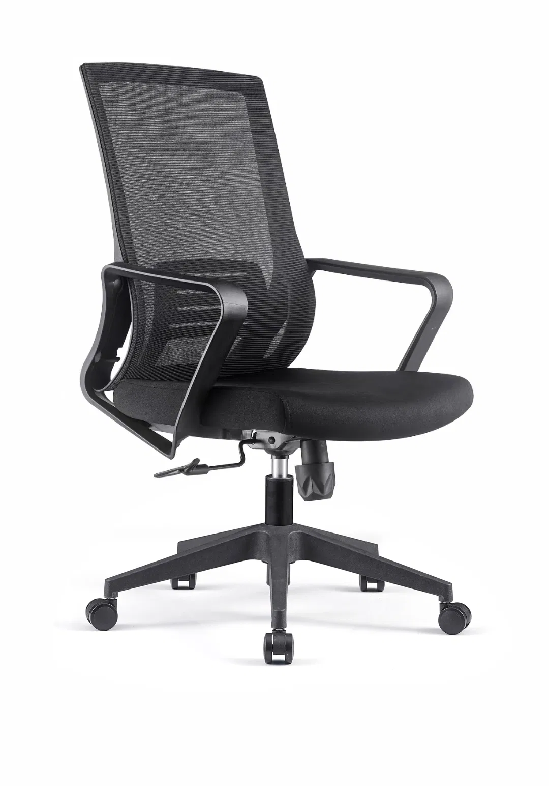 Black Middle Revolving Mesh Workstation Office Chair