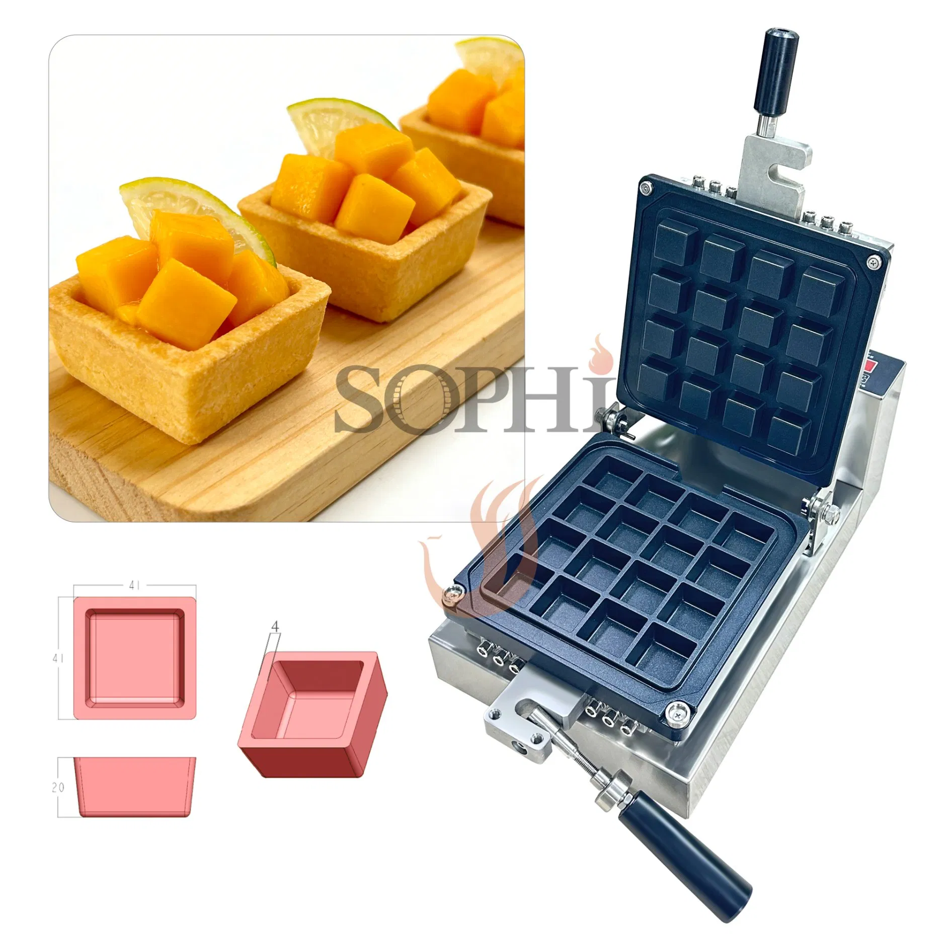 Commercial Mini Tart Press Mold Maker Tartlet Shell Machine