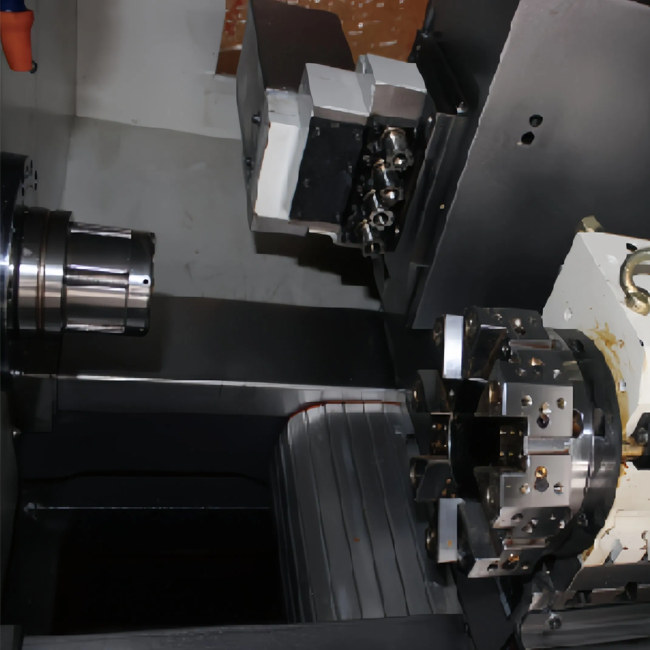 Schwere horizontale CNC-Drehmaschine CNC-Schneiddrehmaschine YK328