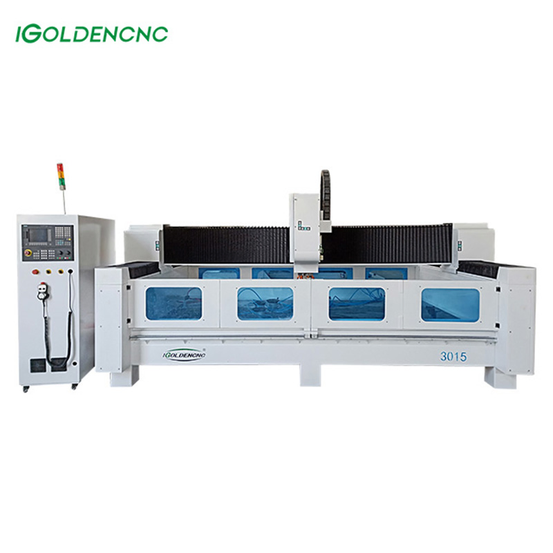 CNC Stone Machining Center with Double Processing Heads & ISO for High Efficiency Two Groups Stone Simultaneous Machining