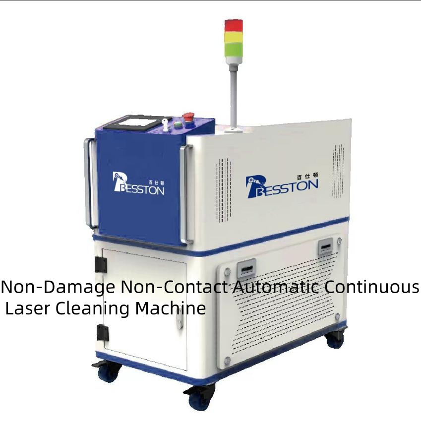 Nicht schädigende, berührungslose automatische kontinuierliche Laserreinigungsmaschine